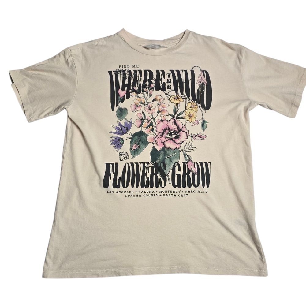Wild Flowers Graphic T-Shirt